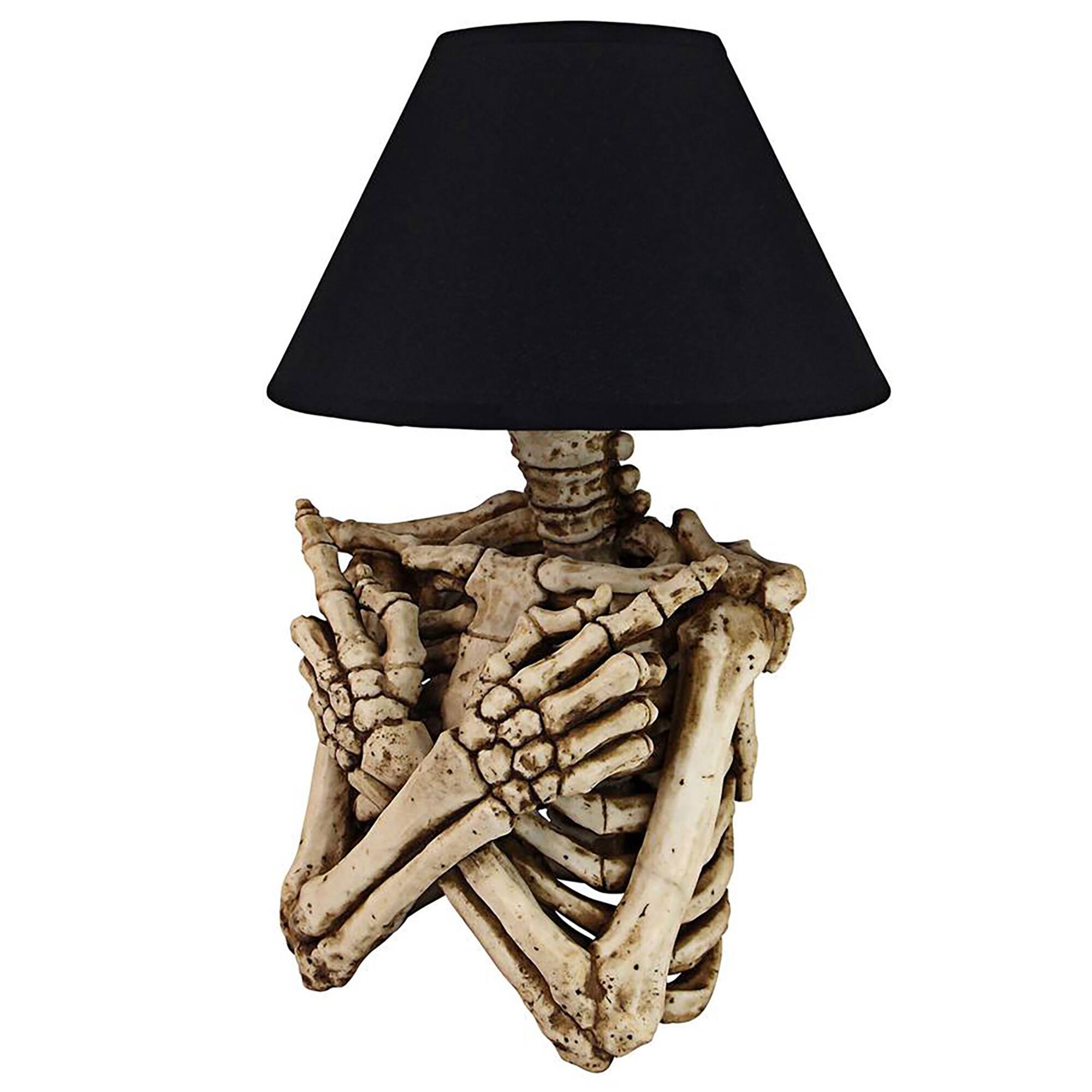 Design Toscano 14.5" Rest in Pieces Gothic Skeleton Table Lamp